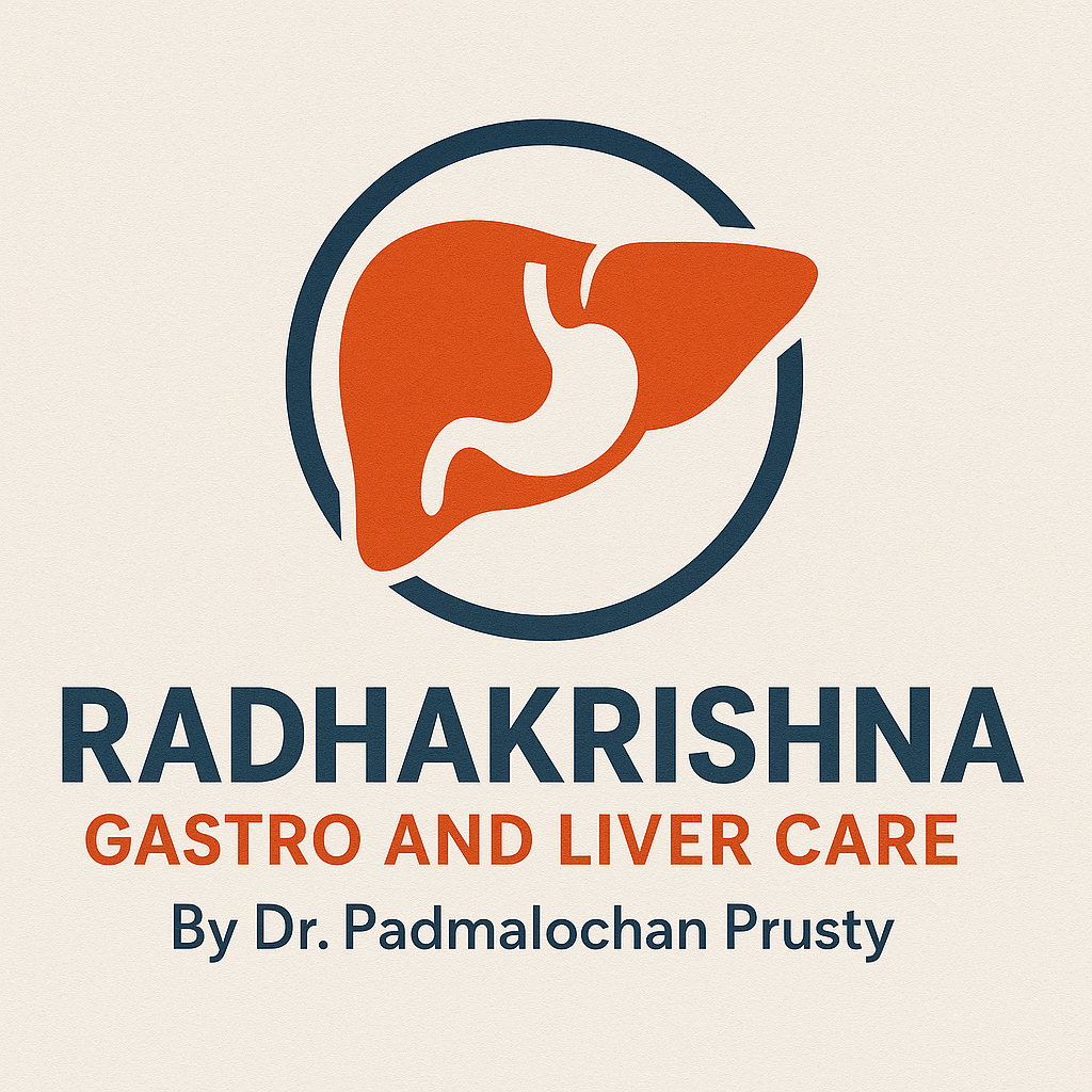 Radhakrishna Gastro and Liver Care Logo